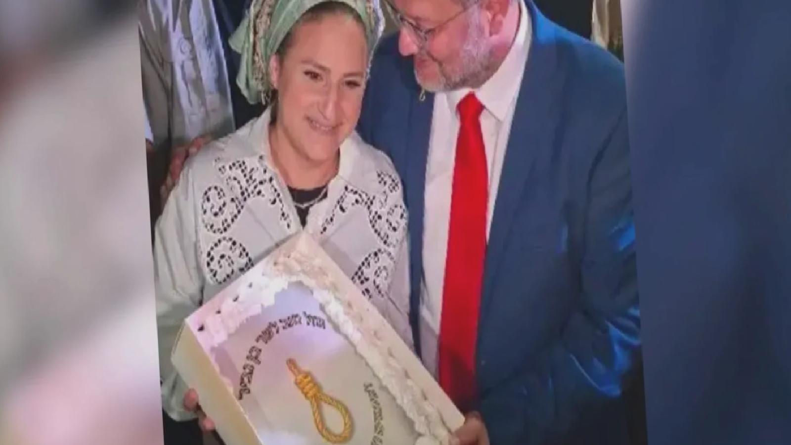 İsrailli Bakan Ben-Gvir’e eşinden “urganlı” doğum günü pastası: Hayaller bazen gerçekleşir