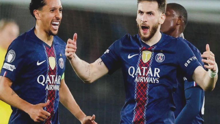 Marquinhos ve Kvaratskhelia ikilisi Devler Ligi tarihine geçti