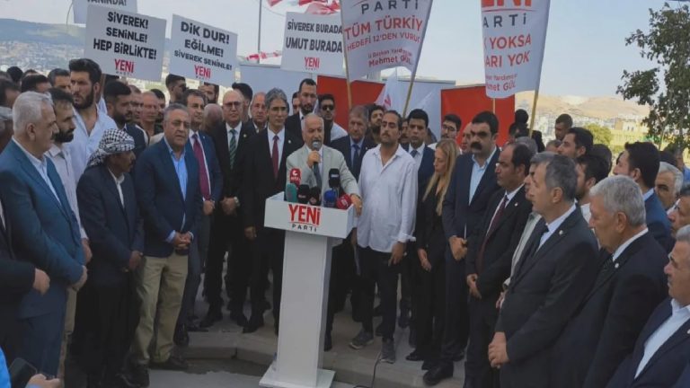 Yeni Parti Şanlıurfa İl Başkanlığı’nda konuşan Mahmut Tanal: İlk seçimde burada balkon konuşması yapacağız